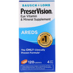 Bausch & Lomb, PreserVision, AREDS, 120 Tablets - The Supplement Shop