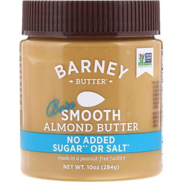 Barney Butter, Almond Butter, Bare Smooth, 10 oz (284 g) - The Supplement Shop