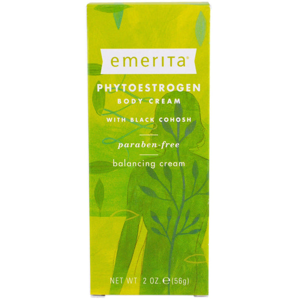 Emerita, Phytoestrogen, Body Cream, 2 oz (56 g) - The Supplement Shop