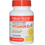 Vibrant Health, Vitamin D3, 4,000 I.U., 100 OrganiTabs - The Supplement Shop