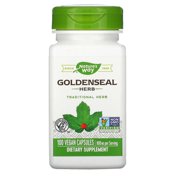 Nature's Way, Goldenseal Herb, 800 mg, 100 Vegan Capsules