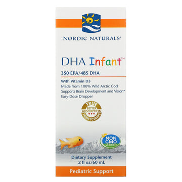 Nordic Naturals, DHA Infant with Vitamin D3, 2 fl oz (60 ml)