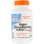 Doctor's Best, Vegan Glucosamine Sulfate with GreenGrown Glucosamine, 750 mg, 180 Veggie Caps - The Supplement Shop