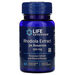 Life Extension, Rhodiola Extract, 250 mg, 60 Vegetarian Capsules - The Supplement Shop