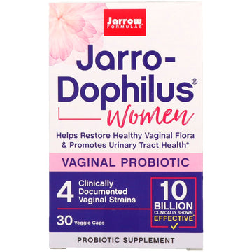 Jarrow Formulas, Jarro-Dophilus, Vaginal Probiotic, Women, 30 Capsules