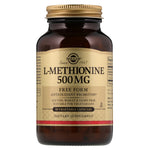 Solgar, L-Methionine, 500 mg, 90 Vegetable Capsules - The Supplement Shop