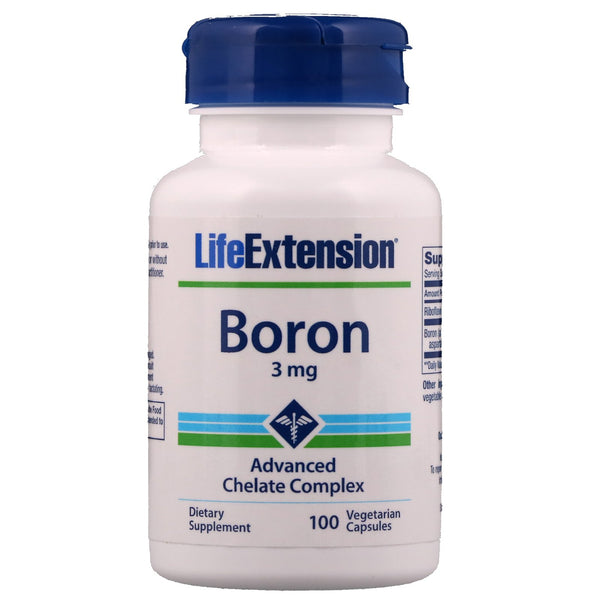 Life Extension, Boron, 3 mg, 100 Vegetarian Capsules - The Supplement Shop