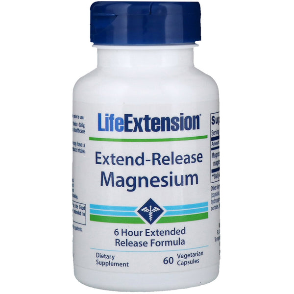 Life Extension, Extend-Release Magnesium, 60 Vegetarian Capsules - The Supplement Shop