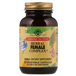 Solgar, Herbal Female Complex, 50 Vegetable Capsules - The Supplement Shop