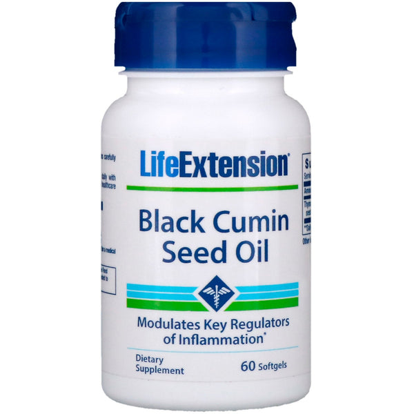 Life Extension, Black Cumin Seed Oil, 60 Softgels - The Supplement Shop