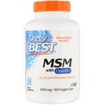 Doctor's Best, MSM with OptiMSM , 1,000 mg, 180 Veggie Caps - The Supplement Shop