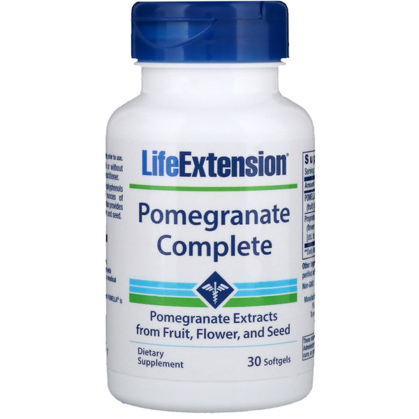 Life Extension, Pomegranate Complete, 30 Softgels - The Supplement Shop