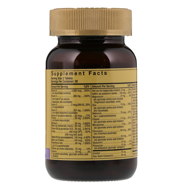 Solgar, Omnium, Phytonutrient Complex, Multiple Vitamin and Mineral Formula, 60 Tablets