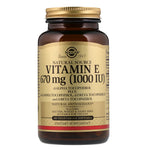 Solgar, Naturally Sourced Vitamin E, 670 mcg (1,000 IU), 100 Vegetarian Softgels - The Supplement Shop