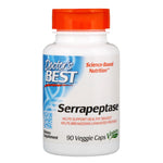 Doctor's Best, Serrapeptase, 40,000 SPU, 90 Veggie Caps - The Supplement Shop