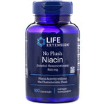 Life Extension, No Flush Niacin, 800 mg, 100 Capsules - The Supplement Shop