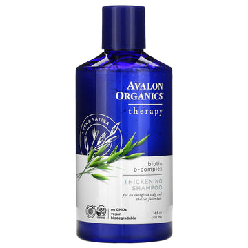 Avalon Organics, Thickening Shampoo, Biotin B-Complex, Therapy, 14 fl oz (414 ml)