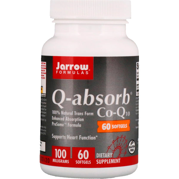 Jarrow Formulas, Q-absorb Co-Q10, 100 mg, 60 Softgels - The Supplement Shop