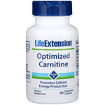Life Extension, Optimized Carnitine, 60 Vegetarian Capsules - The Supplement Shop