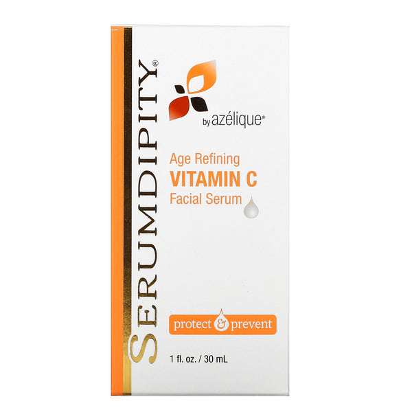 Azelique, Serumdipity, Age Refining Vitamin C Facial Serum, 1 fl oz (30 ml) - The Supplement Shop