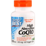 Doctor's Best, High Absorption CoQ10 with BioPerine, 100 mg, 60 Veggie Caps - The Supplement Shop