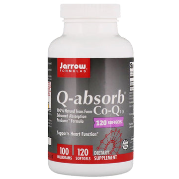 Jarrow Formulas, Q-absorb Co-Q10, 100 mg, 120 Softgels