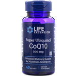 Life Extension, Super Ubiquinol CoQ10, 100 mg, 60 Softgels - The Supplement Shop