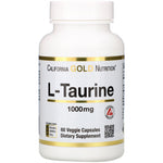 California Gold Nutrition, L-Taurine, 1,000 mg, 60 Veggie Capsules - The Supplement Shop