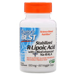Doctor's Best, Stabilized R-Lipoic Acid with BioEnhanced Na-RALA, 100 mg, 60 Veggie Caps - The Supplement Shop