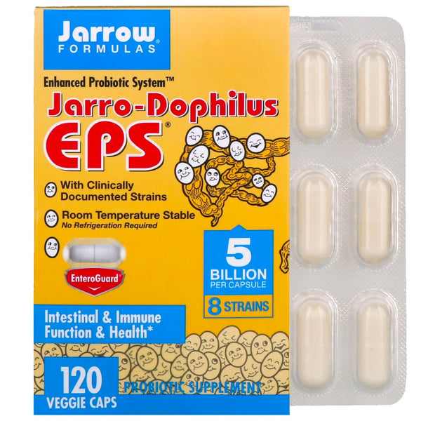 Jarrow Formulas, Jarro-Dophilus EPS, 5 Billion, 120 Veggie Caps - The Supplement Shop