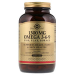 Solgar, Omega 3-6-9, 1,300 mg, 120 Softgels - The Supplement Shop