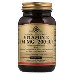 Solgar, Naturally Sourced Vitamin E, 134 mg (200 IU), 100 Softgels - The Supplement Shop