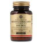Solgar, Sublingual Methylcobalamin (Vitamin B12), 1,000 mcg, 60 Nuggets - The Supplement Shop