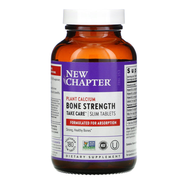 New Chapter, Bone Strength Take Care, 180 Vegetarian Slim Tablets - The Supplement Shop