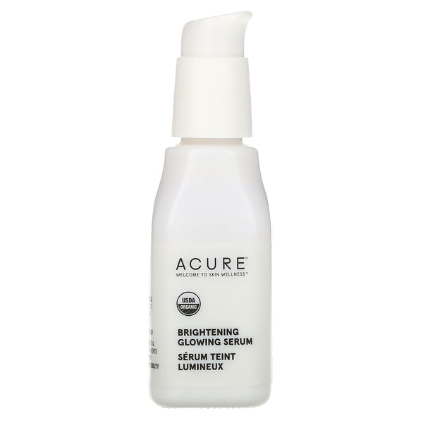Acure, Brilliantly Brightening, Glowing Serum, 1 fl oz (30 ml) - The Supplement Shop
