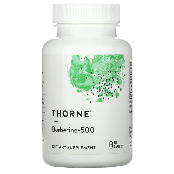 Thorne Research, Berberine-500, 60 Capsules - The Supplement Shop