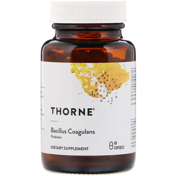 Thorne Research, Bacillus Coagulans, 60 Capsules - The Supplement Shop
