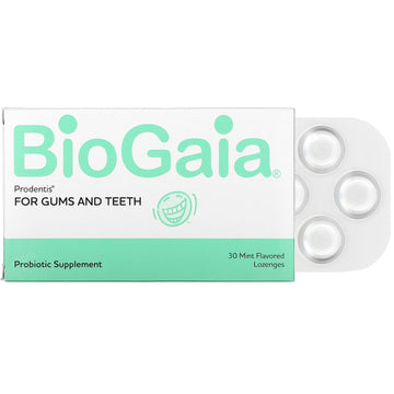 BioGaia, Prodentis For Gums And Teeth, Mint Flavor, 30 Lozenges