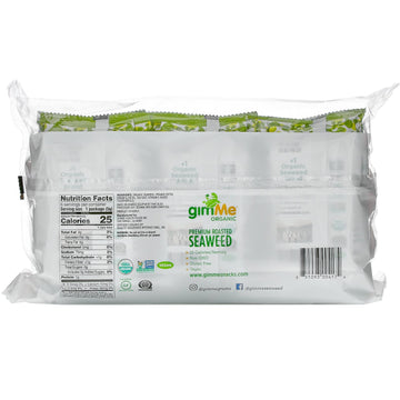 GimMe Roasted Seaweed Snacks Olive Oil Multi Pack 6x5g