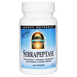 Source Naturals, Serrapeptase, 60 Capsules - The Supplement Shop
