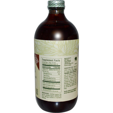 Flora, Certified Organic, High Lignan Flax Oil, 17 fl oz (500 ml)