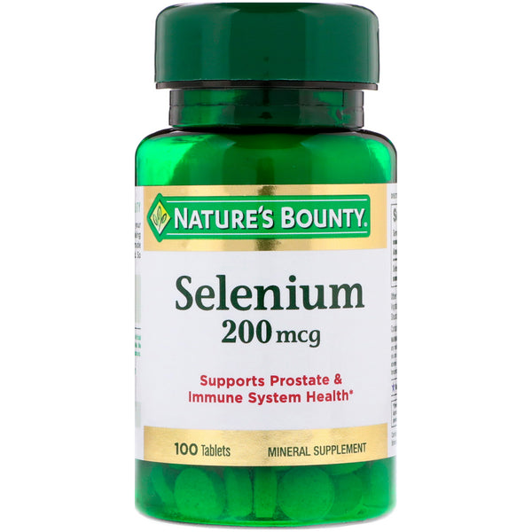 Nature's Bounty, Selenium, 200 mcg, 100 Tablets - The Supplement Shop