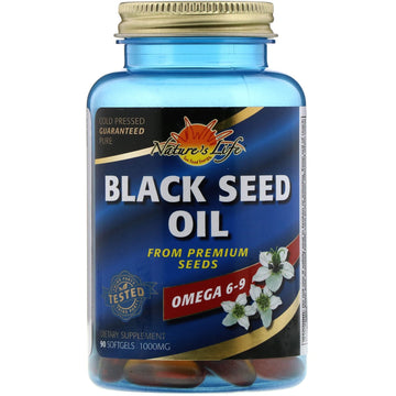 Nature's Life, Black Seed Oil, 1000 mg, 90 Softgels