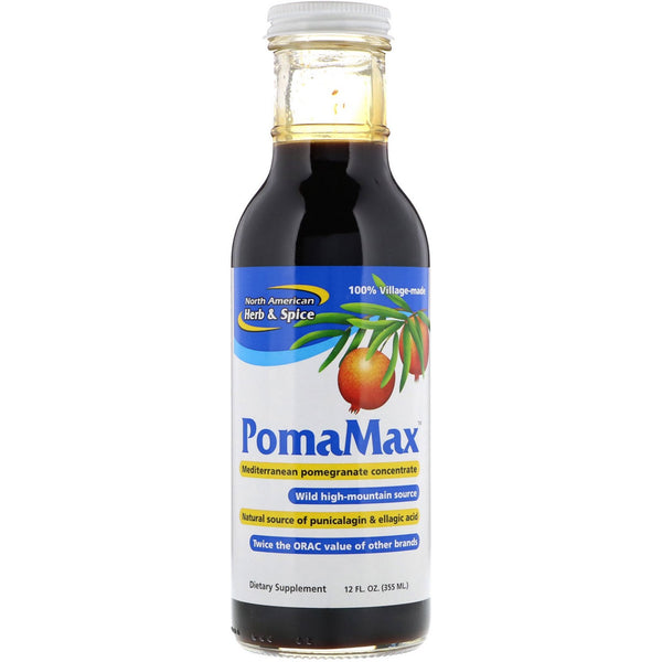 North American Herb & Spice, PomaMax, Mediterranean Pomegranate Concentrate, 12 fl oz (355 ml) - The Supplement Shop