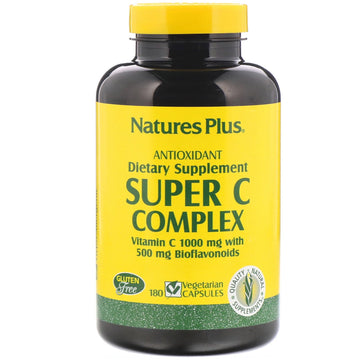 Nature's Plus, Super C Complex, 180 Vegetarian Capsules
