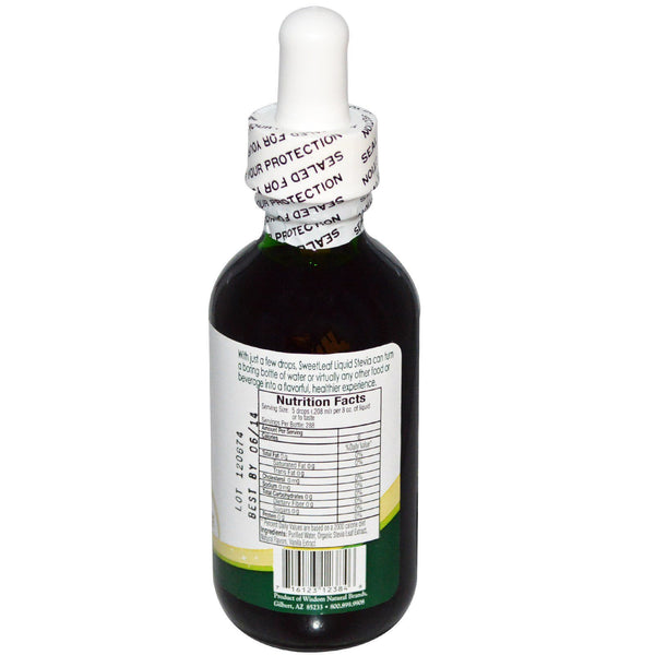 Wisdom Natural, SweetLeaf Liquid Stevia, SweetDrops Sweetener, Vanilla Creme, 2 fl oz (60 ml) - The Supplement Shop