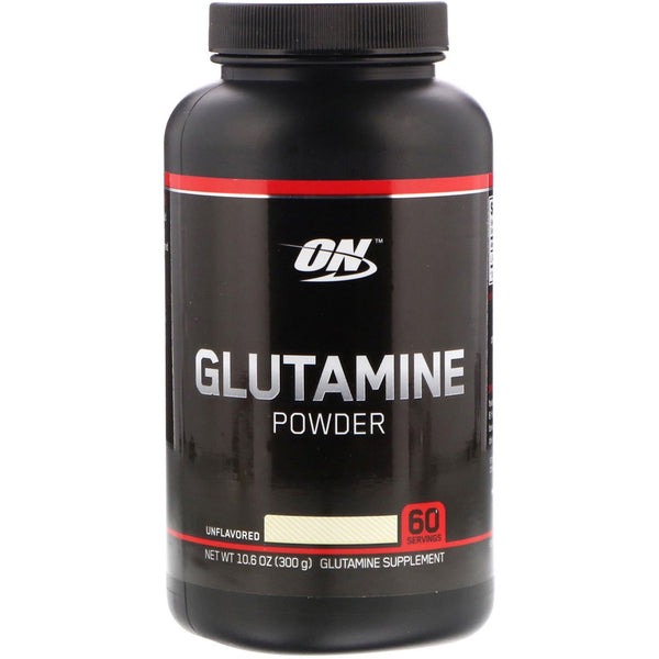 Optimum Nutrition, Glutamine Powder, Unflavored, 10.6 oz (300 g) - The Supplement Shop