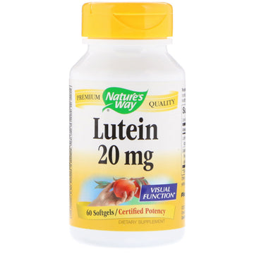 Nature's Way, Lutein, 20 mg, 60 Softgels