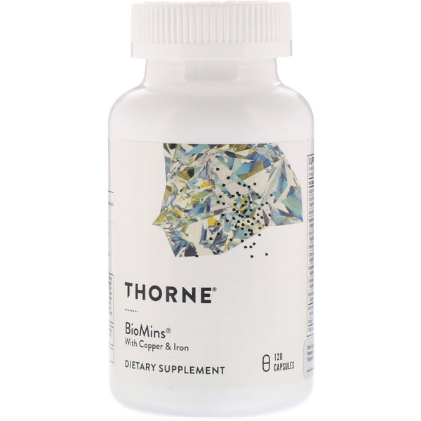 Thorne Research, BioMins with Copper & Iron, 120 Capsules - The Supplement Shop