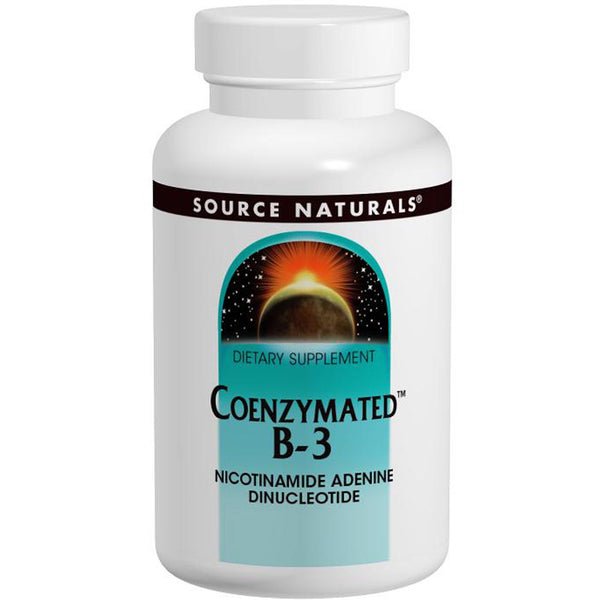 Source Naturals, Coenzymated B-3, Sublingual, 25 mg, 60 Tablets - The Supplement Shop